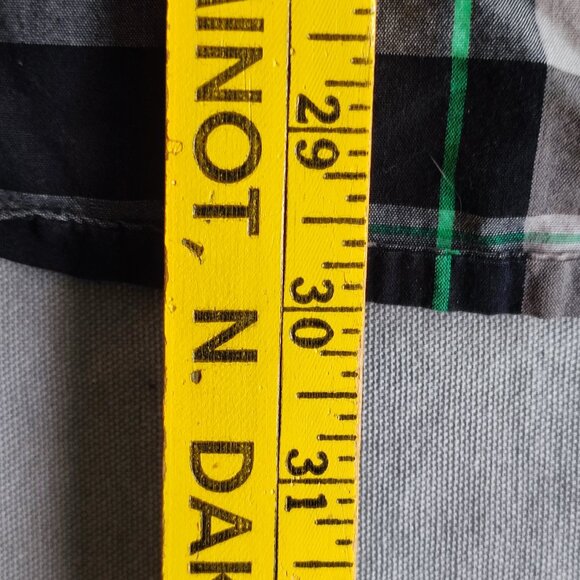 Zoo York casual button down shirt men's size XXL grey plaid long sleeve slim fit - Picture 11 of 11